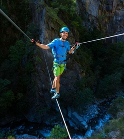 Aktivurlaub Meran - Naturns: Rafting & Hochseilgarten