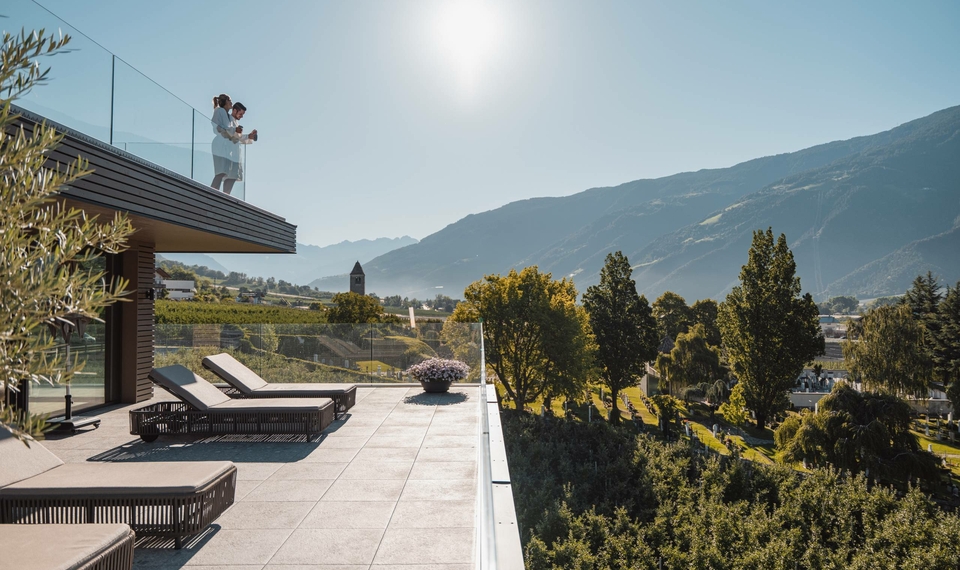 Wellnesshotel Südtirol, Adults-only Sky-Spa im Feldhof